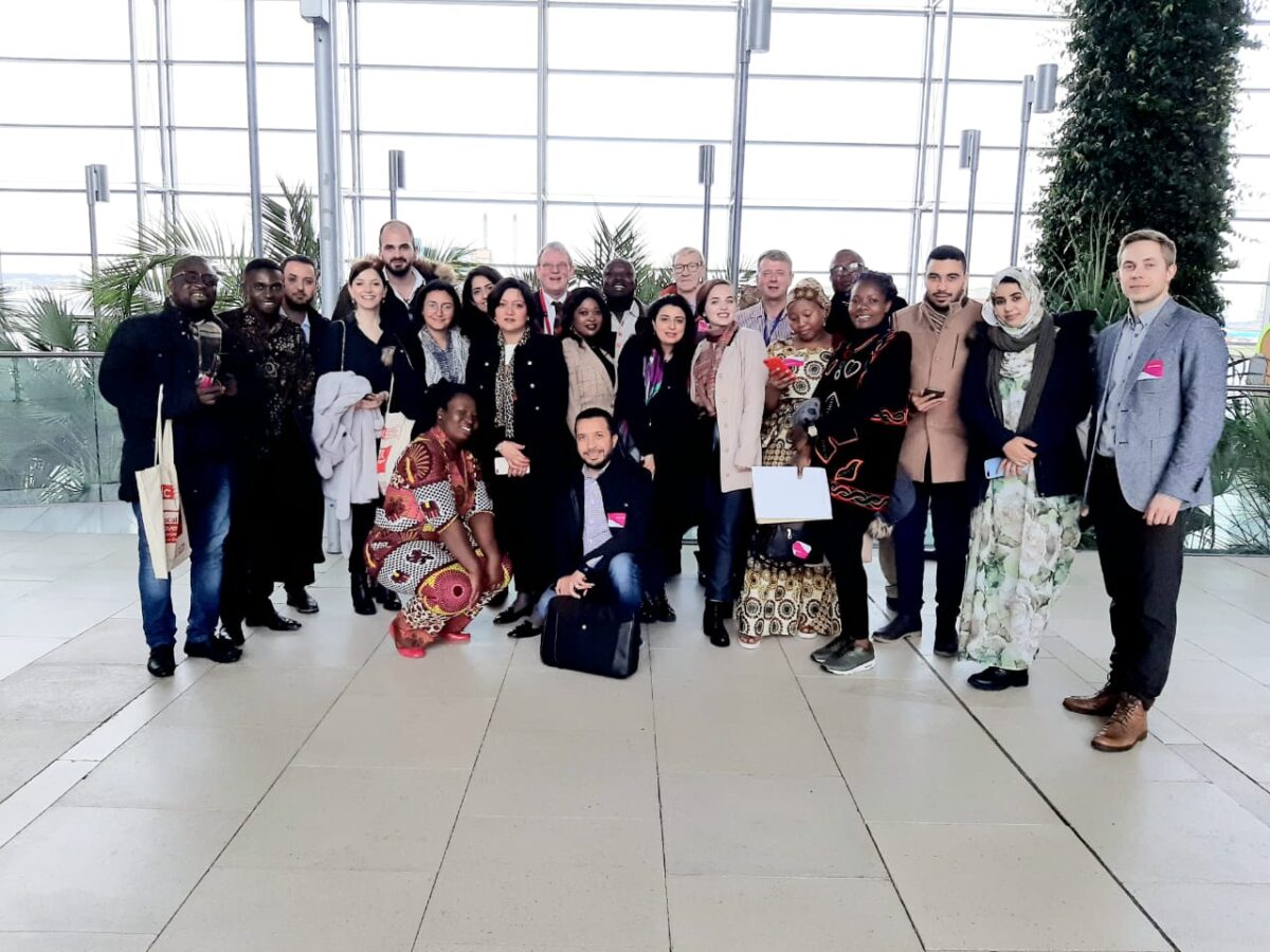 Participants with the Mayor of Newham, Rokhsana Fiaz 